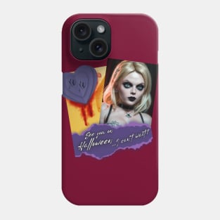 See you Halloween letter mesage Bride of Chucky 2 Phone Case