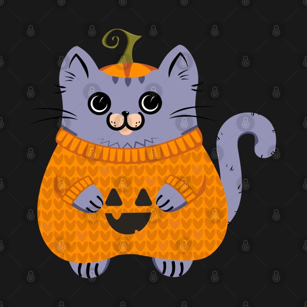 Pumpkin cat by Avisnanna