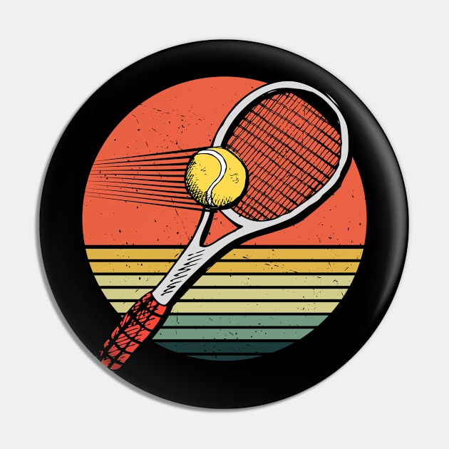 Retro Racket Tennis Coach Tennis Player Sport Tennis Pin by ShirtsShirtsndmoreShirts