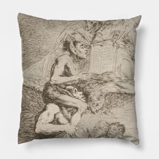 Devout Profession by Francisco Goya Pillow