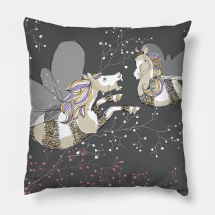 Horse Bees Pillow