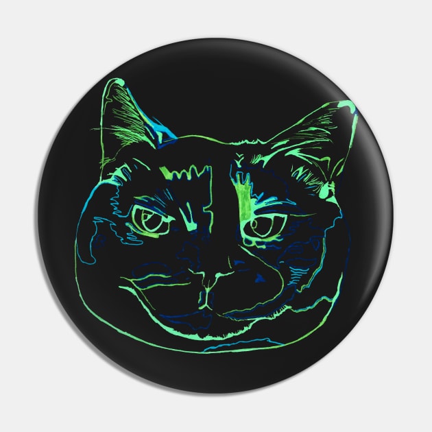 Torti Cat Pin by RaLiz