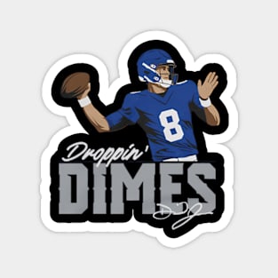 Daniel Jones Drop' Dimes Magnet