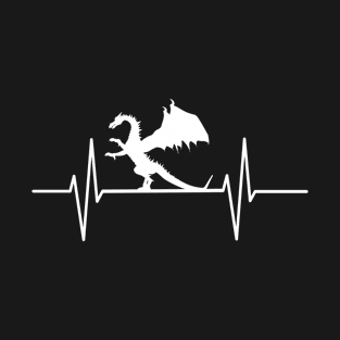 Dragon heartbeat, dragons lover, Animal Lover Gift T-Shirt