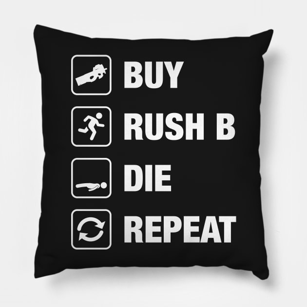 Noob Rush B Strats Pillow by pixeptional