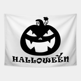 happy halloween funny gift Tapestry