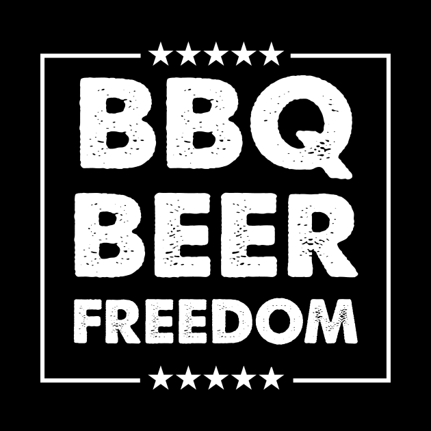 BBQ Beer Freedom design by KuTees