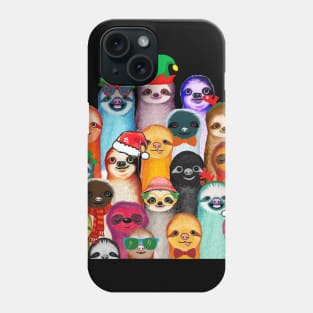 Christmas Sloths Phone Case