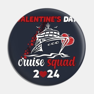 cute valentine's day cruise squad 2024 valentines red heart Pin