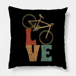 Vintage Bicycle Lover Pillow