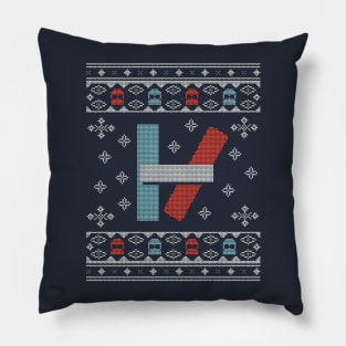 Christmas Knit Pattern Pillow