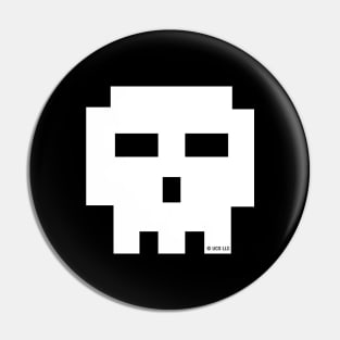 Scott Pilgrim 8-Bit Skull Pin