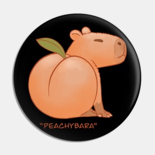 Peachybara Pin