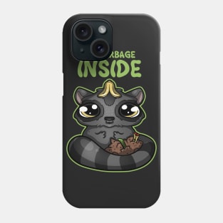 Garbage inside Phone Case