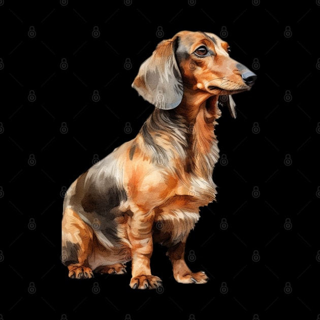 Dachshund by DavidBriotArt