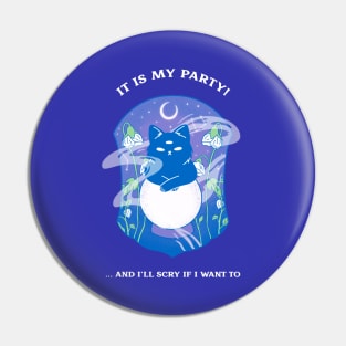 I will scry if I want to Psychic Clairvoyant Scrying Psychic Reader Light theme Pin