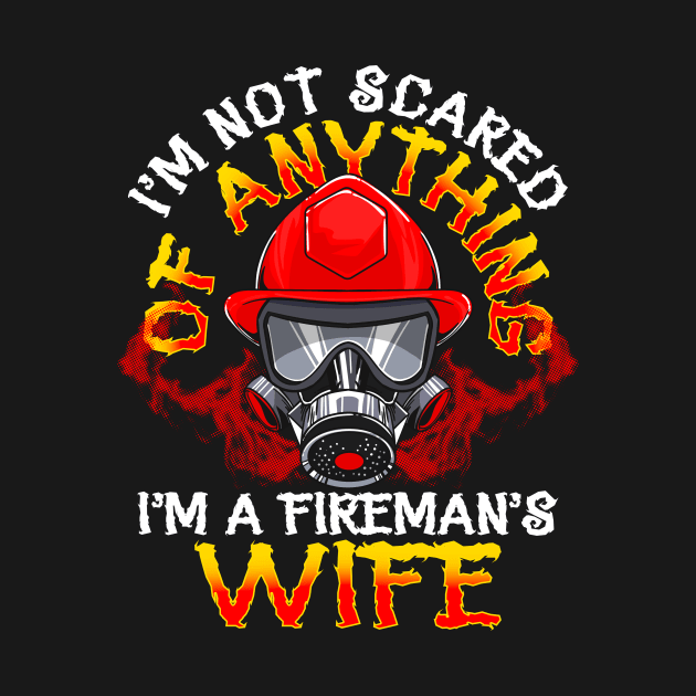 Halloween Shirts for Firefighter Wife Funny Firefighter's Wife Gift by Kibria1991