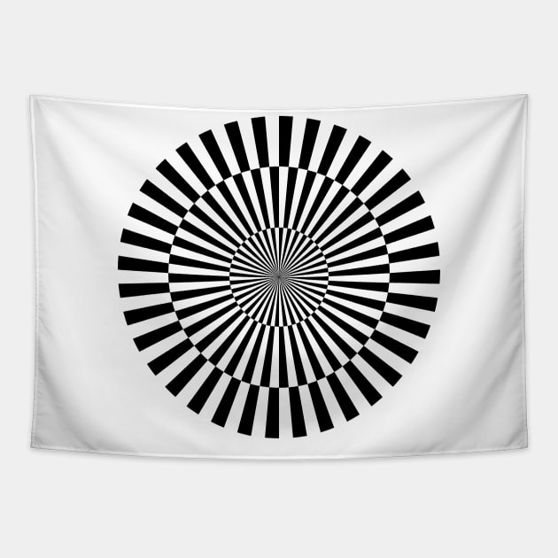 Hypno Op Art Tapestry by n23tees