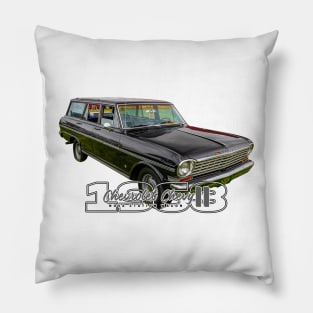 163 Chevrolet Chevy II Nova Station Wagon Pillow