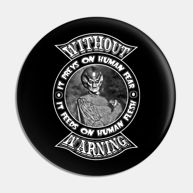Without Warning Pin by CosmicAngerDesign