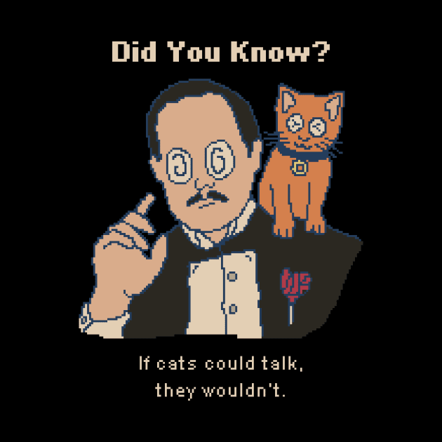 Don Corleone's CatFather - 8Bit Pixel Art (Dark) by pxlboy