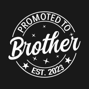 Mens Promoted to Brother 2023 for First Time Brother T-Shirt