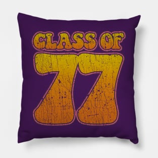 Class of 1977 Pillow