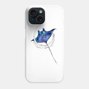 Flying to the moon Phone Case