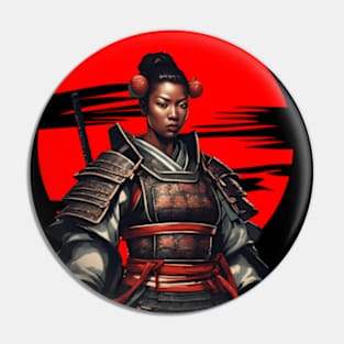 woman samurai Pin