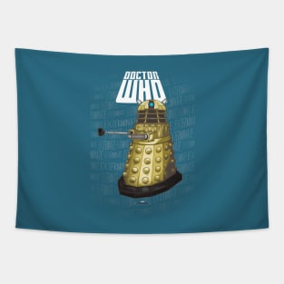 DALEK Dr. Who's Minimalist Fine Art Tapestry