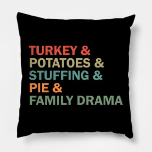 Thanksgiving diner Pillow