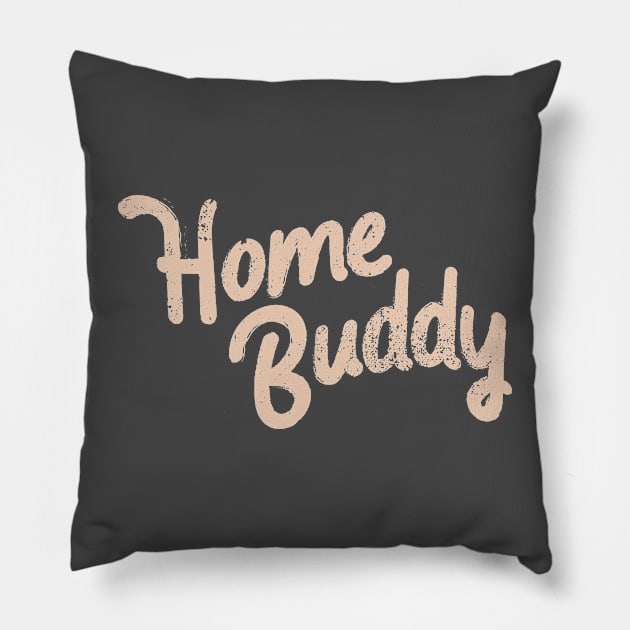 Homebody Vintage Typography Pillow by Commykaze