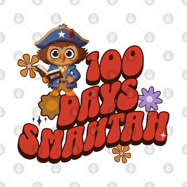 100 Days Smahtah - Patriot Owl Edition by Blended Designs