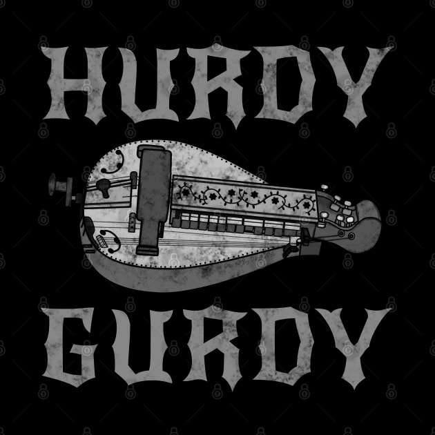 Hurdy Gurdy, Gurdyist Heavy Rock Musician Folk Metal by doodlerob