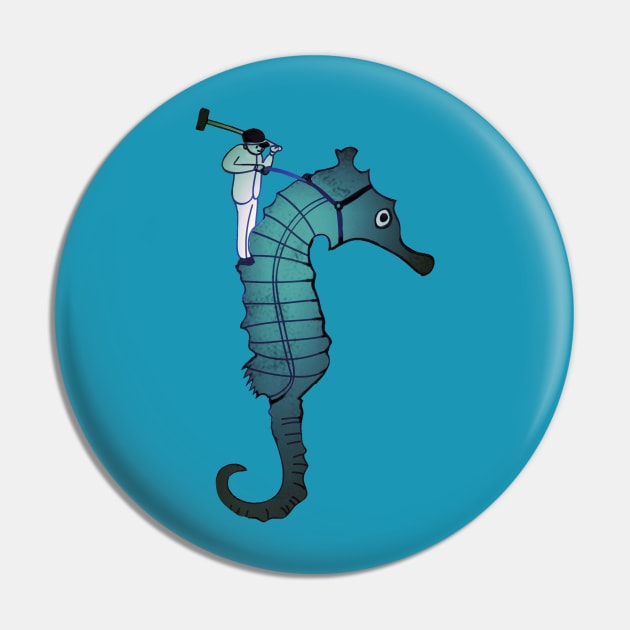 Water Polo Pin by Pixelmania