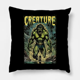 Green Creature Pillow