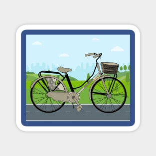 Retro Vintage Bicycle Biker Lover Magnet