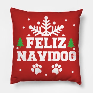 Feliz Navidog (2) Pillow