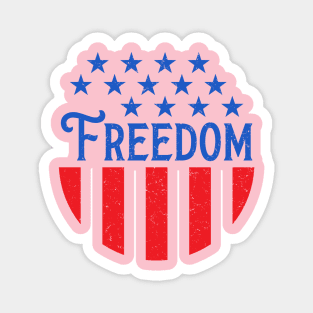 Freedom flag Magnet