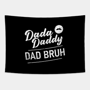 Dada Daddy Dad Bruh Retro Vintage Funny 2023 Fathers Day Tapestry