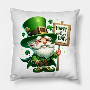 St Patricks Day Leprechaun Pillow