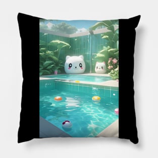 Cute Kawaii pool Pillow