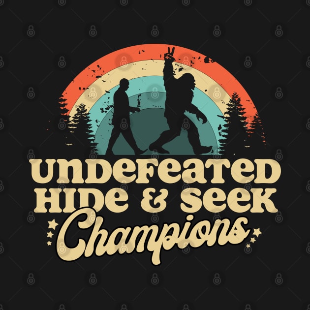 Bigfoot and DB Cooper undefeated hide and seek champions by Noureddine Ahmaymou 