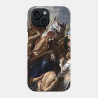 The Carrying of the Cross by Jacob Jordaens Phone Case