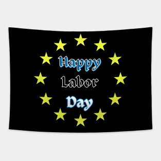 Happy Labor Day Tapestry