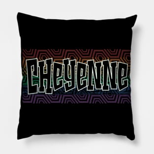 LGBTQ PATTERN USA CHEYENNE Pillow