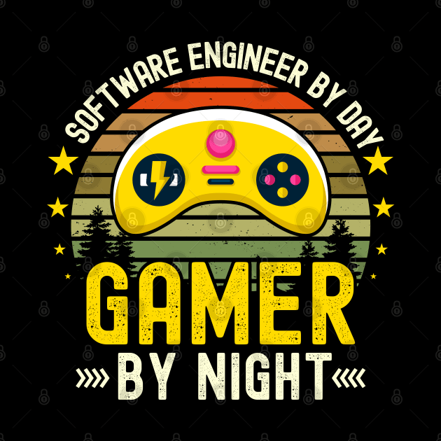 software engineer Lover by Day Gamer By Night For Gamers by ARTBYHM