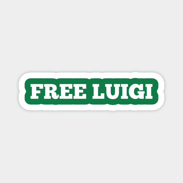 Free Luigi Magnet by casualteesinc