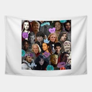 Merlin Collage Tapestry