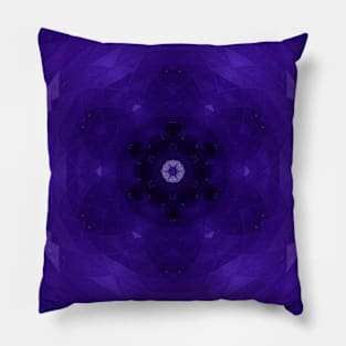 Purple Mandala Design Boho Pillow